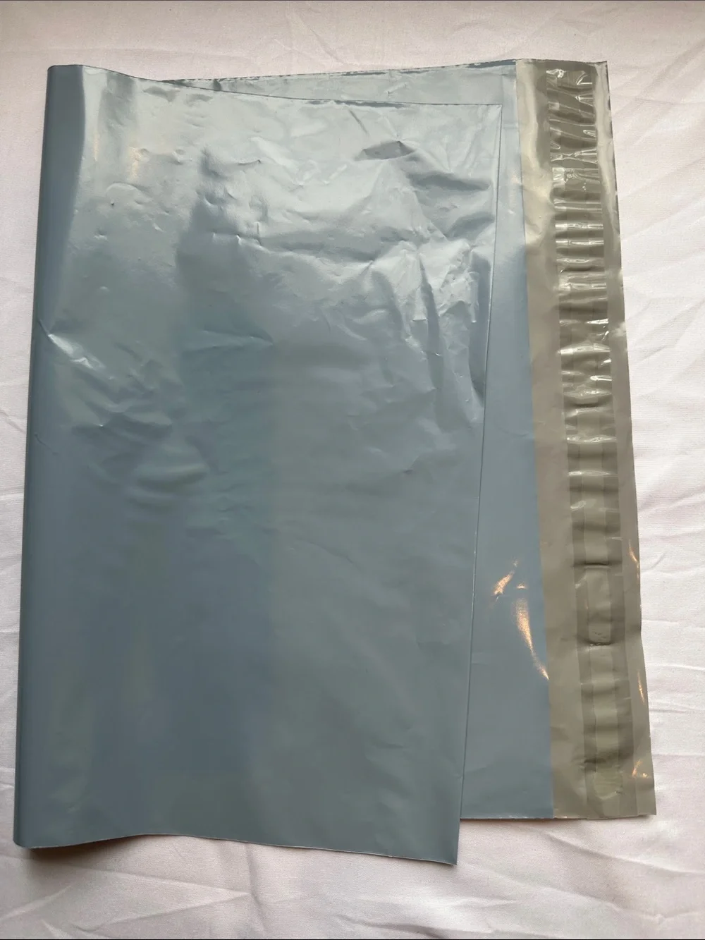 Solid Hazy Blue Poly Mailers 12